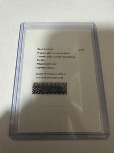 Dalton Knecht 2024-25 Panini Mosaic /75 Auto Pictographs Bronze RC #39 - Bild 1 von 1