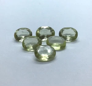 AAA Loose Gemstone Natural Lemon Quartz Oval Cut For Assorted All Type Jewelry - Picture 1 of 7