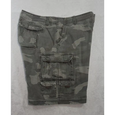 PLUGG Camouflage Cargo Shorts 100% Cotton Mens 42 - Image 1 of 4