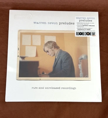 Warren Zevon 2-LP прелюдии редкая и неизданная записи RSD 2021 новый винил - Изображение 1 из 3