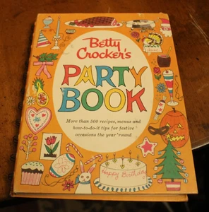 Betty Crocker Party Book ~ 1960 Spiralbound HC Cookbook - Bild 1 von 3
