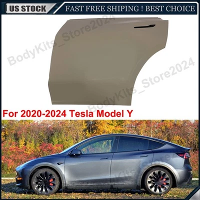 Rear Left Side Door Shell For 2020 2021 2022 2023 2024 Tesla Model Y Replacement - Image 1 of 4