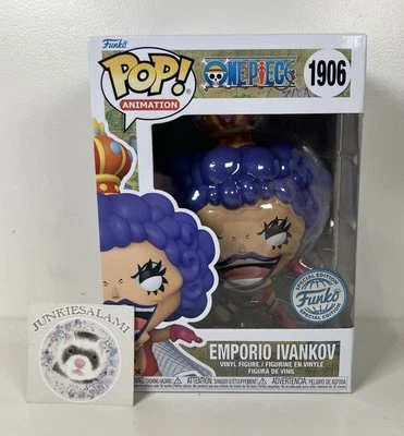 One Piece No1906 Emporio Ivankov Funko Pop! Эксклюзивная виниловая фигурка обычная новая SE - Изображение 1 из 4