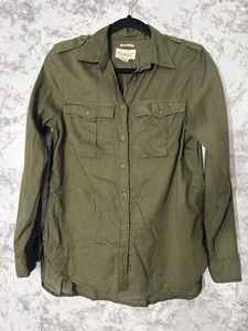 Ralph Lauren Denim & Supply Sz S/P Women Army Green Shirt EUC - Picture 1 of 8