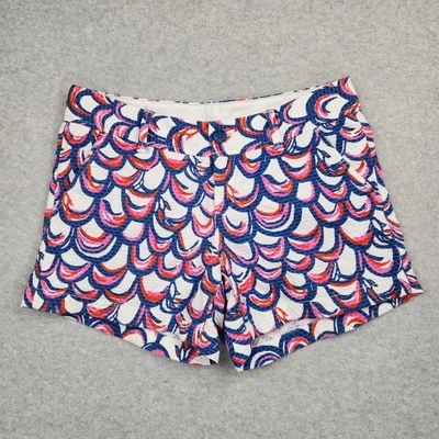 Pantalones Cortos Lilly Pulitzer Callahan Resort Blanco Azul enmalme Rosa Texturizado Para Mujer 6 Foto 1 de 4