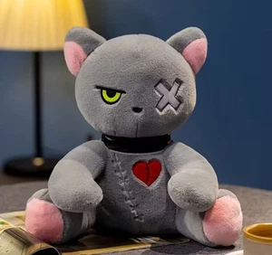Plüschtier / Plüschkatze / Halloween / Anime / Goth ca. 25cm! - Bild 1 von 1