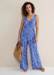 Phase Eight Jumpsuit Juliana Zebra Print Jersey UK 14 RRP £89 - no belt - Picture 1 of 6