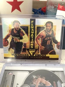 2022-23 Panini Flux - Fluxuations Jalen Brunson #10 Silver Prizm - Picture 1 of 2