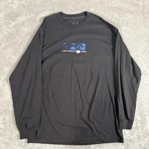 Brockhampton “I Just Gave” Longsleeve T Shirt Men’s L Black Kevin Abstract - Picture 1 of 7