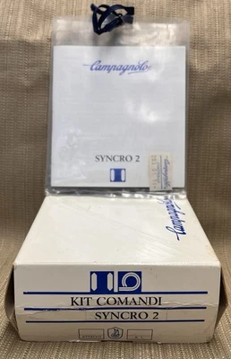 Nuevo Juego de 2 Palanca de Cambios Campagnolo Syncro, Completo con Cables, Carcasa e Inserto a Elección Foto 1 de 4