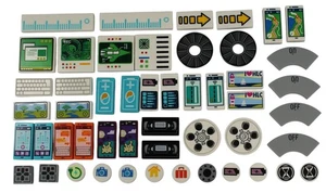 Lego 2x hellbraune Fliese 2x2 mit Karte von Drachenei Standortmuster NEU!!! - Bild 1 von 1