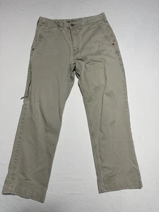 Duluth Trading Flex Ballroom Khaki Pants Men’s Size 34x30 Stretch Work Chino - Picture 1 of 6