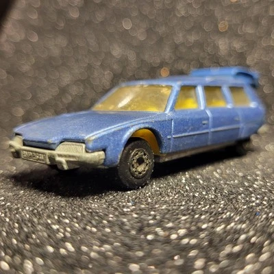 MATCHBOX BLUE CITROEN CX WAGON 1:64 DIECAST Made in England 1980s OPERABLE HATCH - Image 1 of 4