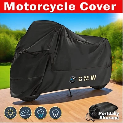 BMW Motorcycle Cover Waterproof UV Resistant Outdoor Dust Rain Sun Protection - Изображение 1 из 4