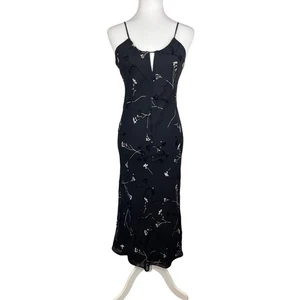 Armani Exchange Floral Velvet Print Maxi Dress - Picture 1 of 9
