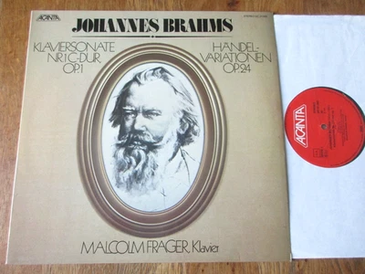 Brahms - Piano Sonata 1 etc / Malcolm Frager / Acanta DC 21 393 / Ed1 1976 NM/NM - Image 1 of 3