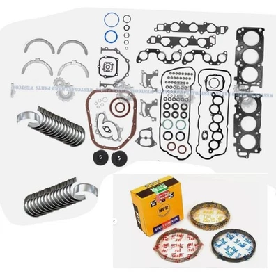 99-03 LEXUS ES300 RX300 3.0L 1MZFE 24V DOHC JUEGO COMPLETO KIT DE RE-ANILLO MOTOR NPR Foto 1 de 4