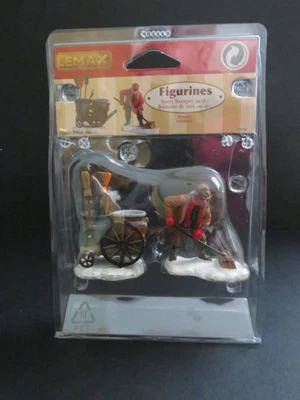 Lemax Christmas Village Figurines - Street Sweeper - Image 1 of 3