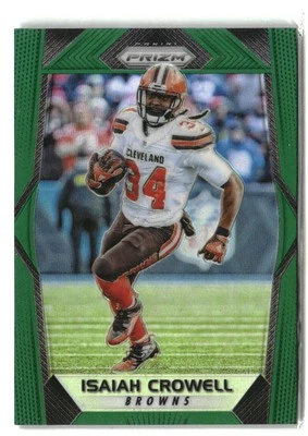 2017 Panini Prizm #99 Isaiah Crowell Prizm Green - Image 1 of 2