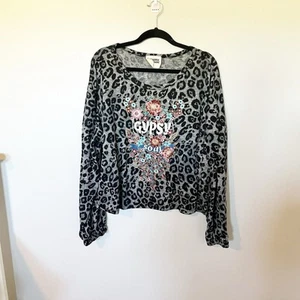 Savanna Jane Animal Print Gypsy Soul bestickt floral Damen 3x - Bild 1 von 9