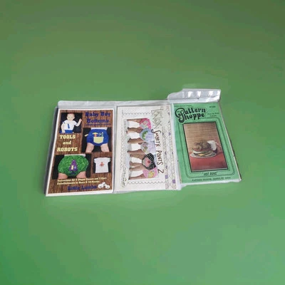 Lot of 3 Sewing Patterns Hot Buns hot pad set Smarty Pants Tools Robots b2 - Image 1 of 4