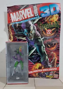 97821 Action Figure - Marvel Heroes 3D n. 22 - Goblin + Rivista - Foto 1 di 1
