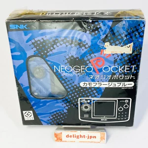 NEO GEO POCKET CONSOLE CAMOUFLAGE BLUE NEOGEO JAPAN IMPORT UNOPENED - Picture 1 of 19