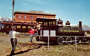 Postcard Railroad Station White Pass Yukon Route Carcross Territory Duchess - Picture 1 of 2