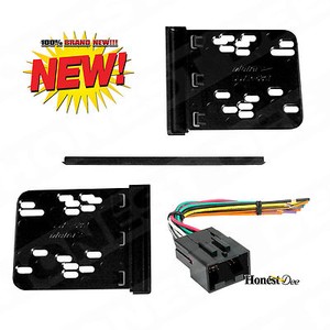 95-5817 Double Din Radio Install Dash Kit & Wires for Ford, Car Stereo Mount