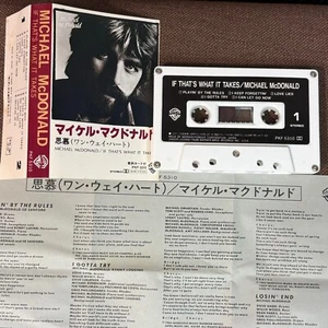 MICHAEL McDONALD If That's What It Takes JAPAN CASSETTE PKF-5310 PS (flap torn) - Picture 1 of 9