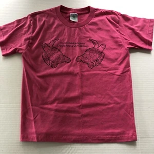 Vtg Galapagos Pink Turtle T-Shirt Kids Sz 20 XL A3635 - Picture 1 of 4