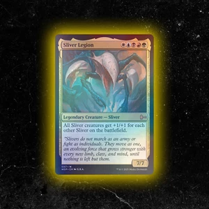 FOIL - Sliver Legion - Tarjeta Custom Magic: The Gathering - Alta calidad - Imagen 1 de 6