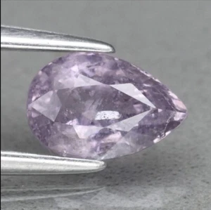 SAPPHIRE 1.10 ct Purple Pear 7.3x5.0 mm Natural Untreated VS2 Clarity Madagascar - Picture 1 of 24