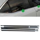 4X Rubber Chrome Car Window Moulding Door Weatherstrips For Toyota Corolla 08-13