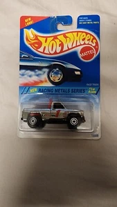 1995 Hot Wheels #336 Racing Metals Series 1/4 RACE TRUCK Drk Chrome w/ChromeCTsp - Picture 1 of 15