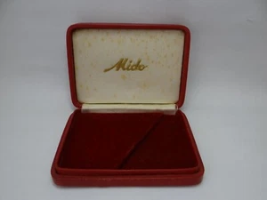 Mido Watch Box Leather, Vintage 1950's  - Picture 1 of 7