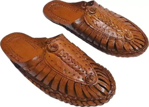 Mujeres Jesús Sandalia Kolhapuri Cuero Suave Chappal HT104 Moda Reino Unido Talla 4-8 - Imagen 1 de 7