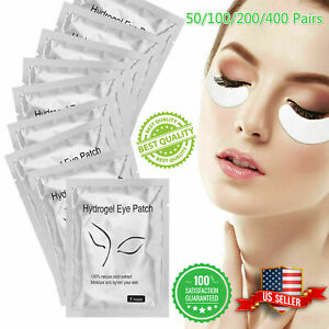 50/200/400 Pairs Hydrogel Eye Patch Eyelash Extension Gel Patches Under Eye Pads