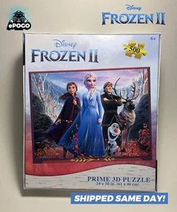 "NUEVO Rompecabezas Disney FROZEN II 2 3D 500 Piezas 24"" X 18"" Rompecabezas 6+ ¡ENVÍOS HOY! 🙂 - Imagen 1 de 3