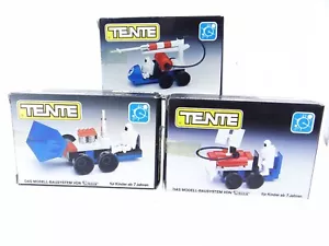 3 bloques de construcción Tente Astro Space sistema de construcción juguete antiguo vintage Kenner 1980 NUEVO - Imagen 1 de 8