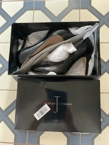 J by Jasper Conrad Black Patent Heeled Shoes - Size 6 - Picture 1 of 5