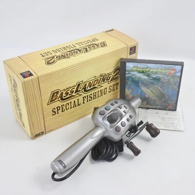 ASCII BASS LANDING 2 Special Fishing Controller Set Boxed For Playstation 1 0854 - Image 1 of 4