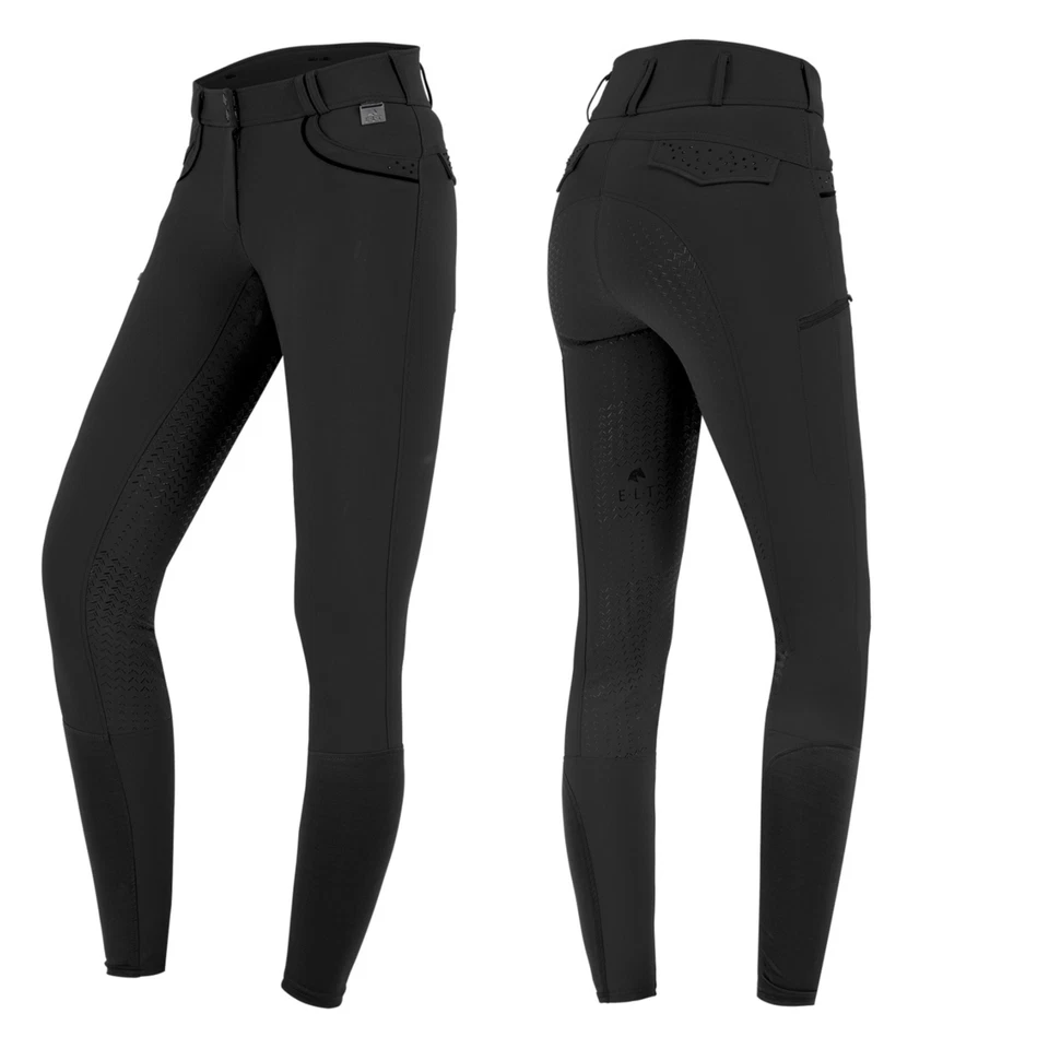 Waldhausen ELT Reithose Kassandra High Waist schwarz Silikon-Vollbesatz - Bild 1 von 1