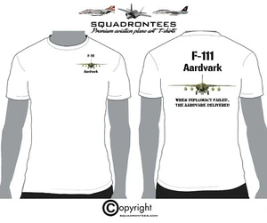 Camiseta F-111 Aardvark, Aardvark Entregada - Escuadrón de Arte de Avión Premium - Imagen 1 de 3