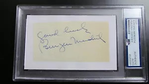 Burgess Meredith Firmado Corte PSA Encapsulado - Imagen 1 de 2