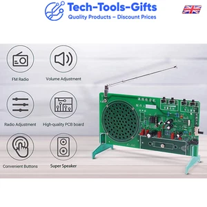 FM Radio Module DIY Kit - Wireless Receiver - Electronic Learning Soldering Kit - Picture 1 of 2