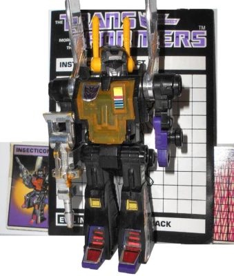 Transformers 1985 vintage KICKBACK 100% Complete generation 1 one G1 instruction - Image 1 of 4