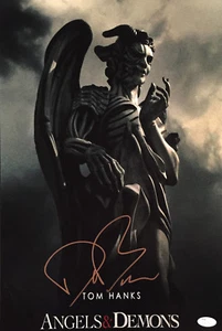 Dan Brown SIGNED JSA COA “Angels & Demons” 12x18 MOVIE POSTER PHOTO AUTOGRAPHED - Picture 1 of 4