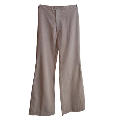 Sz 7 25x31 1970's Levis Vintage Corduroy Bellbottom Flare Jeans/Pants Beige - Image 1 of 4