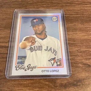 2022 Topps Archives #122 Otto Lopez Rainbow Foil Parallel 158/199 Blue Jays - Picture 1 of 2